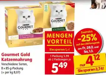 Interspar Gold Katzennahrung Angebot