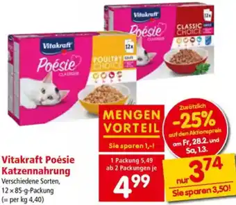 Interspar Poésie Katzennahrung Angebot