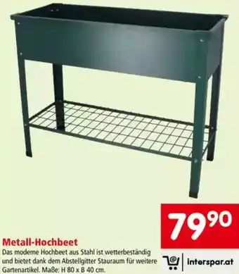 Interspar Metall-Hochbeet Angebot