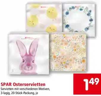 Interspar Osterservietten Angebot