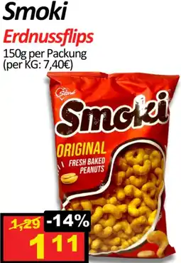 Wurstico Smoki Erdnussflips Angebot