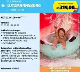 Hofer Reisen Burgenland lutzmannsburg Angebot