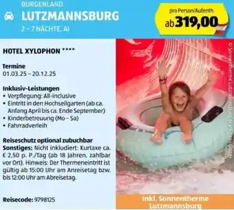 Hofer Reisen Burgenland lutzmannsburg Angebot