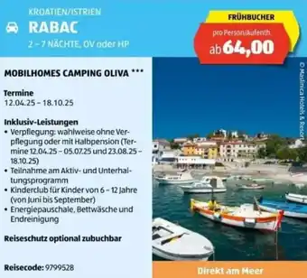 Hofer Reisen Kroatien/istrien rabac Angebot