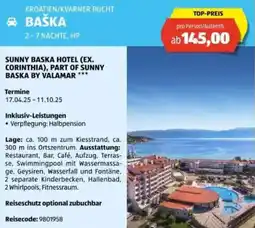 Hofer Reisen Kroatien/kvarner bucht baška Angebot