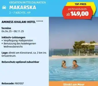 Hofer Reisen Kroatien/mitteldalmatien makarska Angebot