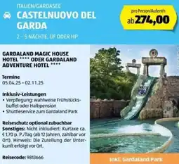 Hofer Reisen Italien/gardasee castelnuovo del garda Angebot