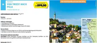 Hofer Reisen Von triest nach pula Angebot