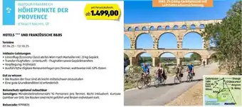 Hofer Reisen Höhepunkte der provence Angebot