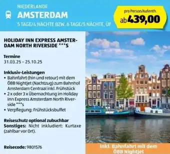 Hofer Reisen Niederlande amsterdam Angebot