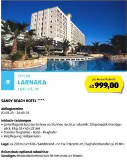 Hofer Reisen Zypern larnaka Angebot