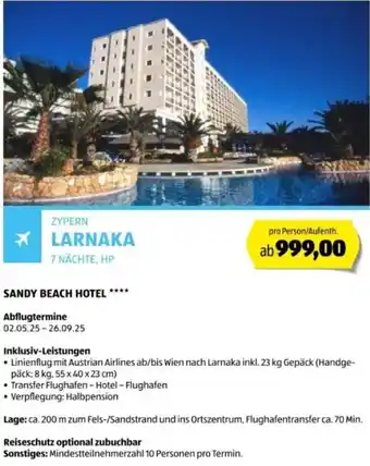 Hofer Reisen Zypern larnaka Angebot