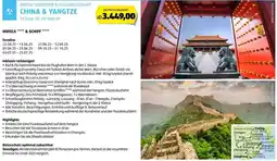 Hofer Reisen Grosse rundreise & flusskreuzfahrt china & yangtze Angebot