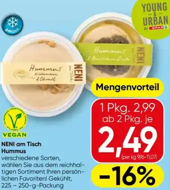 SPAR Gourmet NENI am Tisch Hummus Angebot