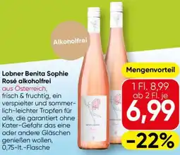 SPAR Gourmet Lobner Benita Sophie Rosé alkoholfrei Angebot