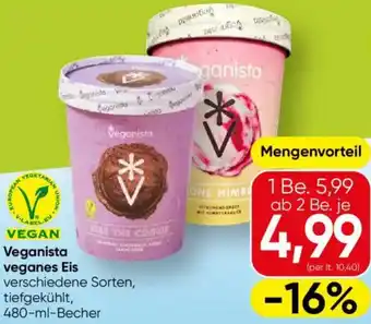 SPAR Gourmet Veganista veganes Eis Angebot