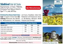 Lidl Reisen Südtirol Val di Sole Angebot