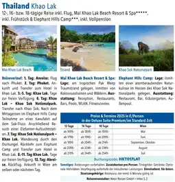 Lidl Reisen Thailand Khao Lak Angebot