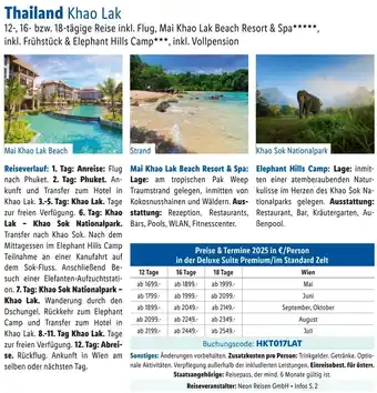 Lidl Reisen Thailand Khao Lak Angebot