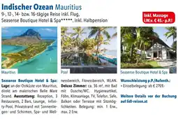 Lidl Reisen Indischer Ozean Mauritius Angebot