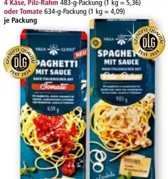 Norma Villa Gusto Spaghetti mit Sauce Angebot