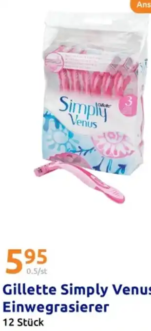 Action Simply Venus Einwegrasierer Angebot