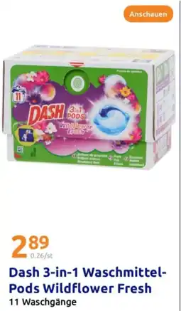 Action Dash 3-in-1 Waschmittel- Pods Wildflower Fresh Angebot