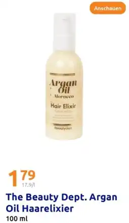 Action The Beauty Dept. Argan Oil Haarelixier Angebot