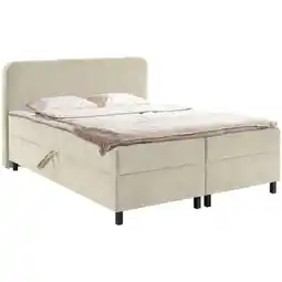 Möbelix Boxbett mit Bettkasten Viva Creme 180x200 cm Angebot