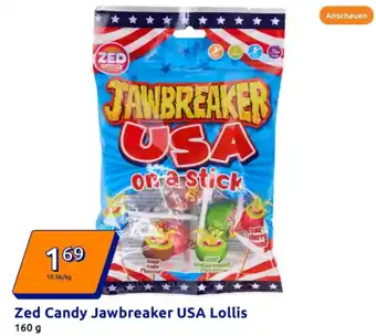 Action Zed Candy Jawbreaker USA Lollis Angebot