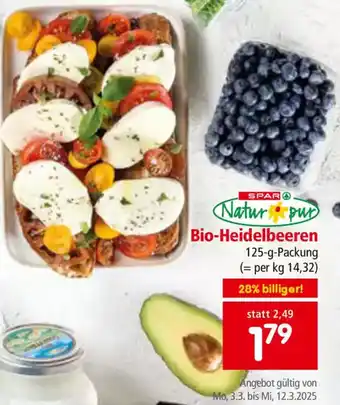 Interspar Bio-Heidelbeeren Angebot