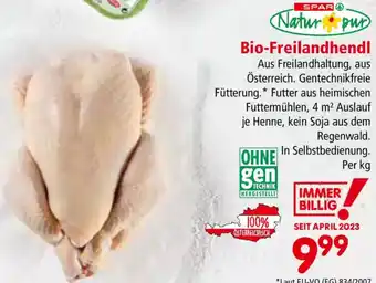 Interspar Bio-Freilandhendl Angebot