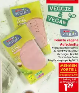 Interspar Feinste vegane Aufschnitte Angebot