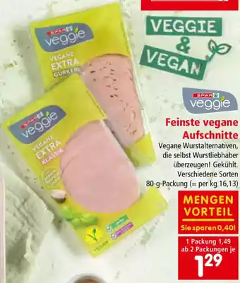 Interspar Feinste vegane Aufschnitte Angebot