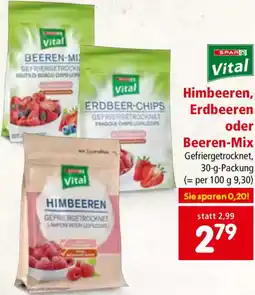 Interspar Himbeeren, Erdbeeren oder Beeren-Mix Angebot