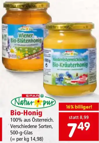 Interspar Bio-Honig Angebot