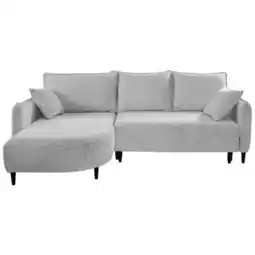 Möbelix Ecksofa Sycylia Hellgrau/schwarz, 165 Cm Angebot