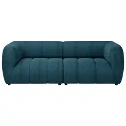 Möbelix Sofa Laos Petrol/schwarz, 240 Cm Angebot