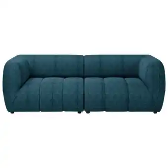 Möbelix Sofa Laos Petrol/schwarz, 240 Cm Angebot