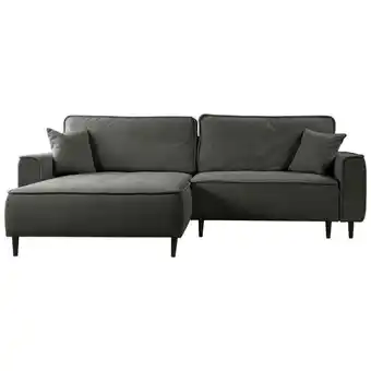 Möbelix Ecksofa Blues Dunkelgrau/schwarz, 183 Cm Angebot