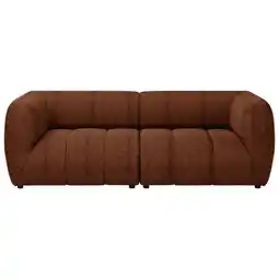 Möbelix Sofa Laos Terracotta/schwarz, 240 Cm Angebot