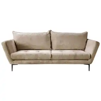 Möbelix Sofa Ankona Beige/schwarz, 225 Cm Angebot