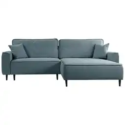 Möbelix Ecksofa Blues Blau/schwarz, 263 Cm Angebot