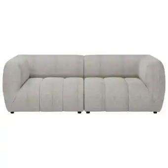 Möbelix Sofa Laos Creme/schwarz, 240 Cm Angebot