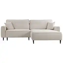 Möbelix Ecksofa Blues Beige/schwarz, 263 Cm Angebot