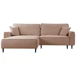 Möbelix Ecksofa Blues Rosa/schwarz, 183 Cm Angebot