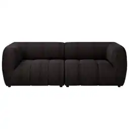 Möbelix Sofa Laos Braun/schwarz, 240 Cm Angebot