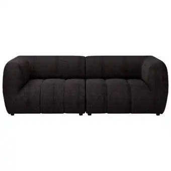 Möbelix Sofa Laos Braun/schwarz, 240 Cm Angebot