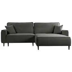 Möbelix Ecksofa Blues Dunkelgrau/schwarz, 263 Cm Angebot