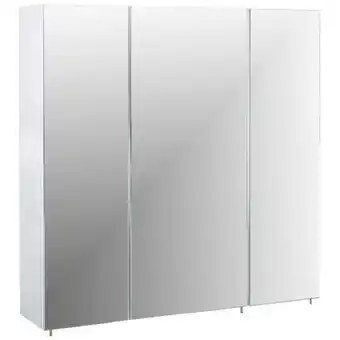 Möbelix Spiegelschrank Basic 800 3 Türen Weiß Angebot